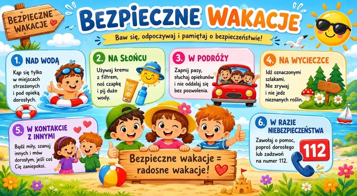 Bezpieczne wakacje 2026